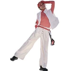 Free People Pregame Printed Wide Leg Lightweight Pants XS New Without Tags